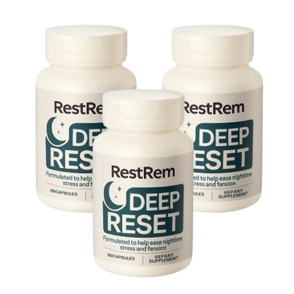 RestRem™ Deep Sleep Reset  | From restless nights to deep, restorative sleep in just 7 days