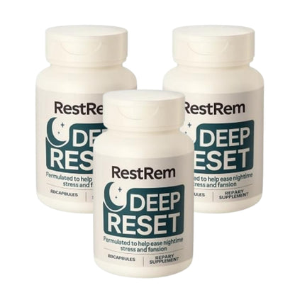 RestRem™ Deep Sleep Reset  | From restless nights to deep, restorative sleep in just 7 days