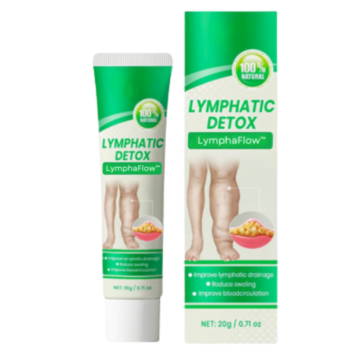LymphaFlow™ Edema Cream | Eliminates swelling and fluid retention by up to 92% in 24 hours
