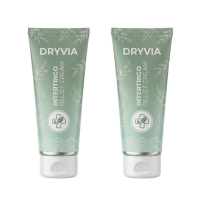 Dryvia Intertrigo Relief Cream treats 99% of skin fold rashes from the first application