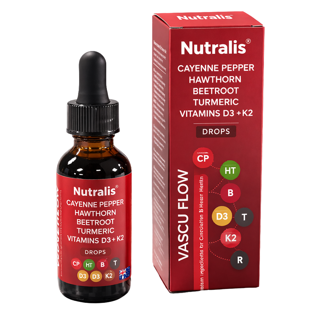 Nutralis Vascu-Flow™ | Naturally developed formula with selected nutrients for cardiovascular function – ideal for an active everyday life.