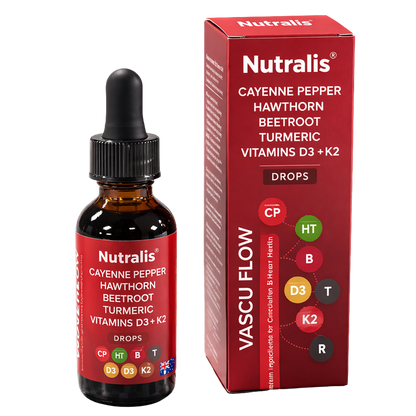 Nutralis Vascu-Flow™ | Naturally developed formula with selected nutrients for cardiovascular function – ideal for an active everyday life.