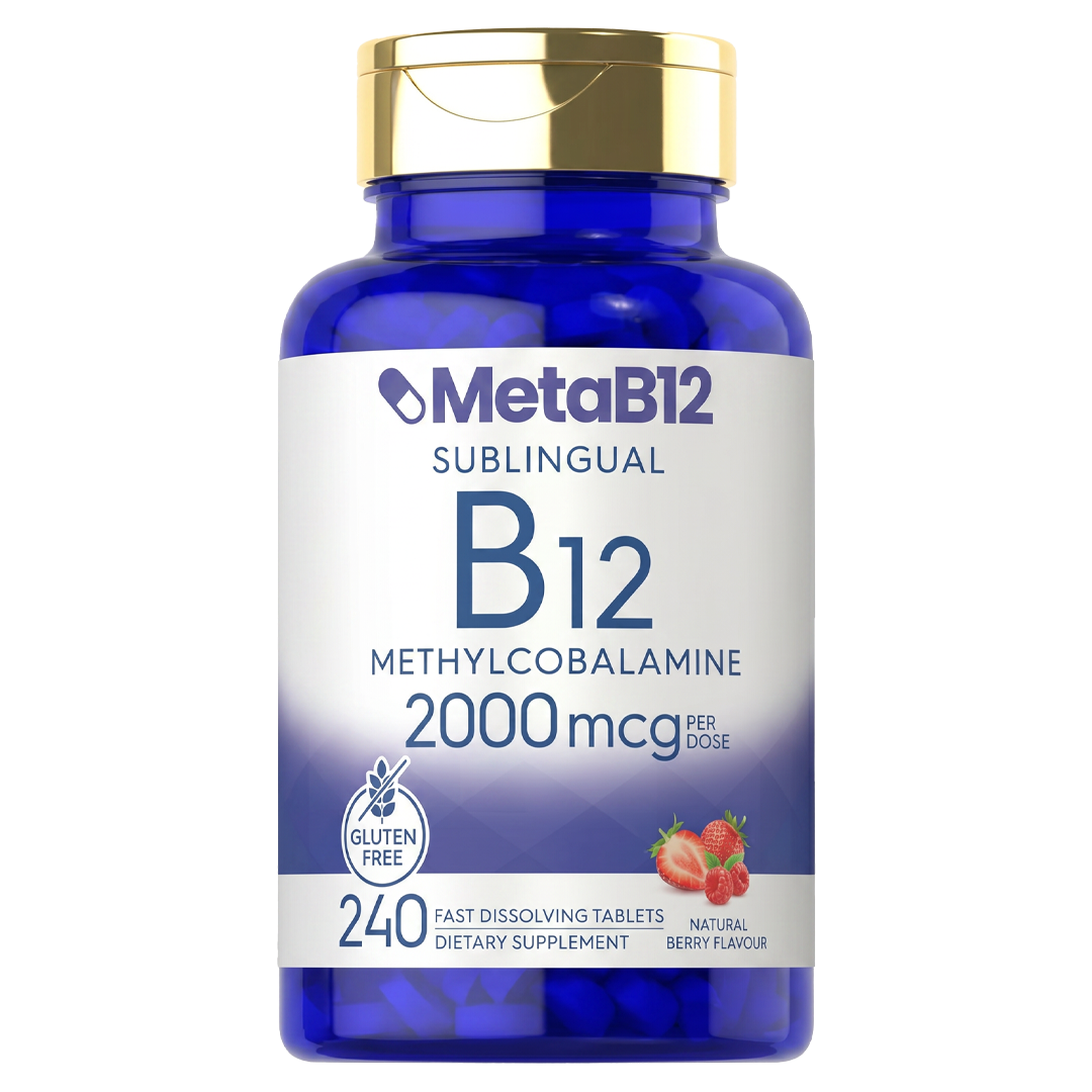 MetaB12 | The only B12 that completely bypasses your intestines — it melts under your tongue and enters your bloodstream directly.