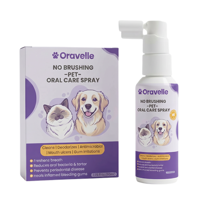 Dental Pet Spray by Oravelle || Veterinarian Recommended 🏆