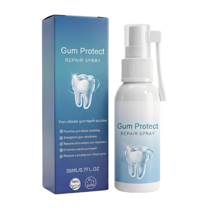 GumSpray™ revitalizes gums and helps whiten teeth within the first week.