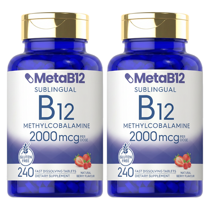 MetaB12 | The only B12 that completely bypasses your intestines — it melts under your tongue and enters your bloodstream directly.