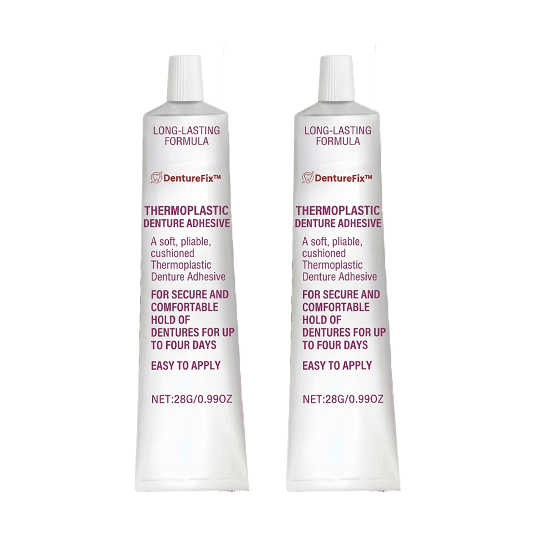DentureFix™ Adhesive Gel and Denture Fixer | Secures 95% of dentures and prevents irritation, giving you a worry-free smile in just 7 days