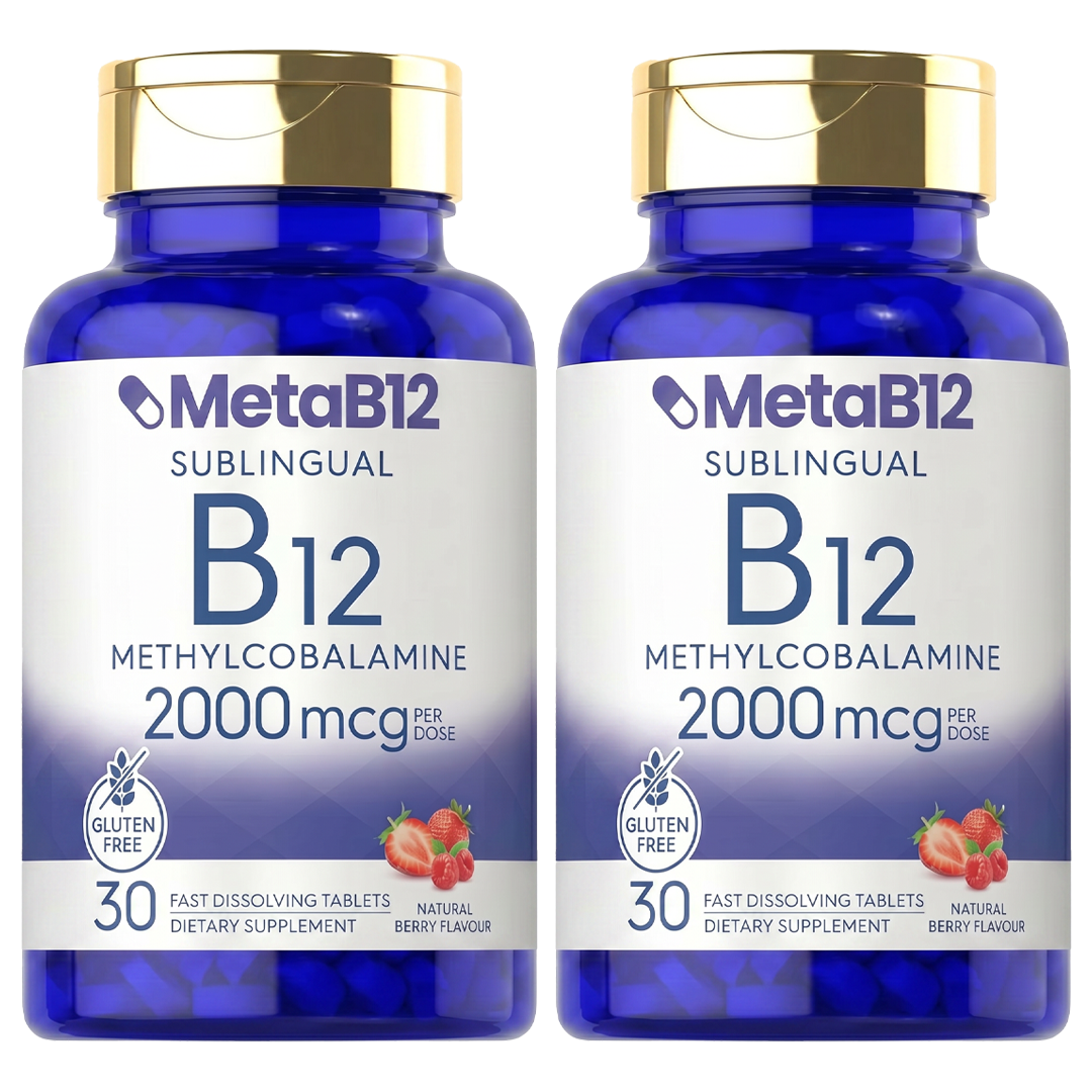 MetaB12 | The only B12 that completely bypasses your intestines — it melts under your tongue and enters your bloodstream directly.