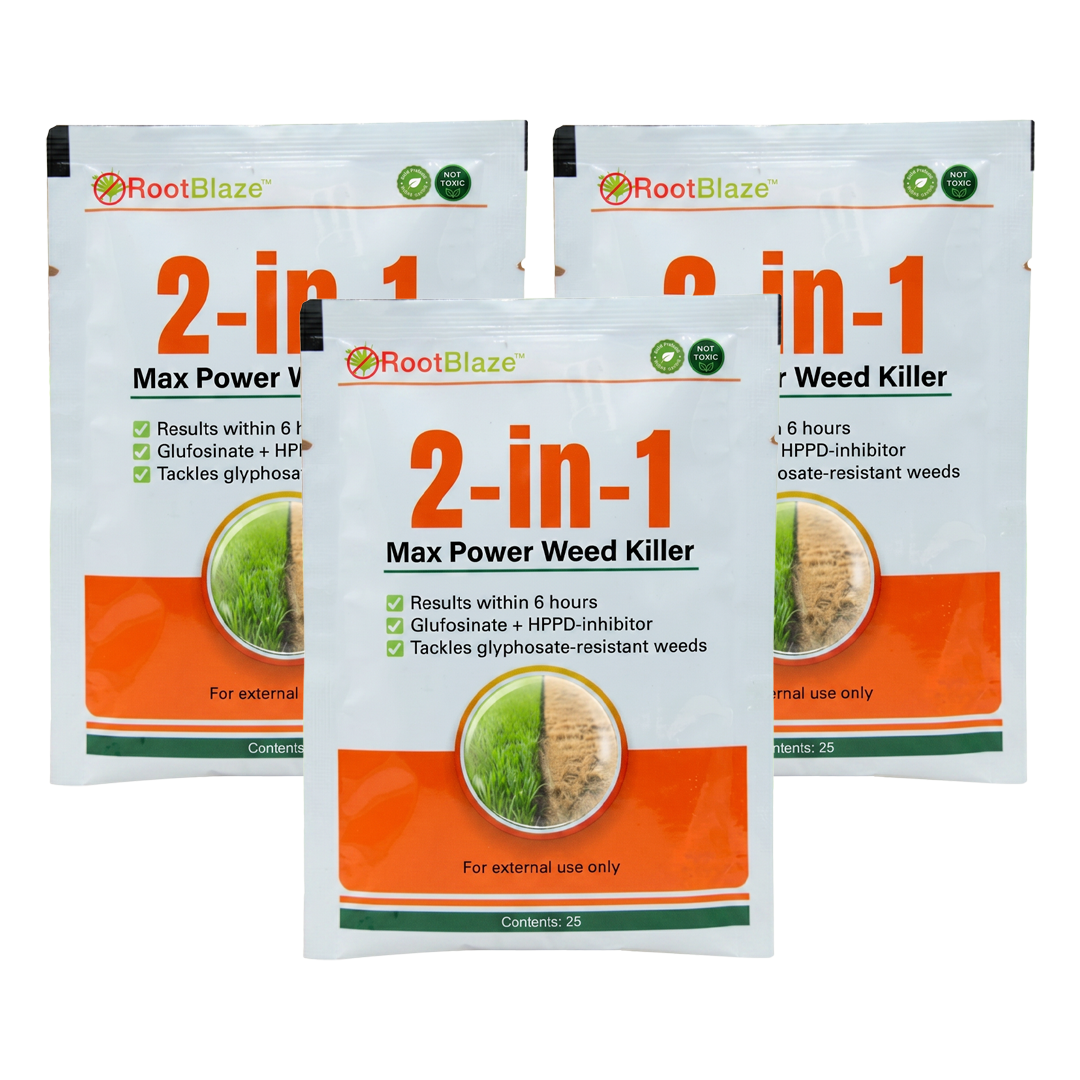 RootBlaze™ 2-in-1 Max Power Weed Killer | See weeds die within just 6 hours!
