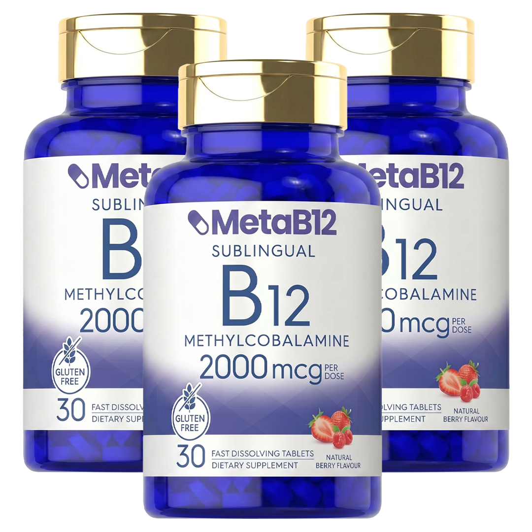 MetaB12 | The only B12 that completely bypasses your intestines — it melts under your tongue and enters your bloodstream directly.