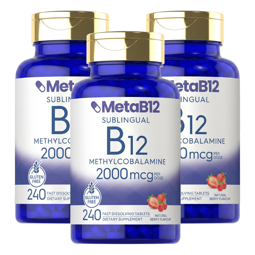 MetaB12 | The only B12 that completely bypasses your intestines — it melts under your tongue and enters your bloodstream directly.
