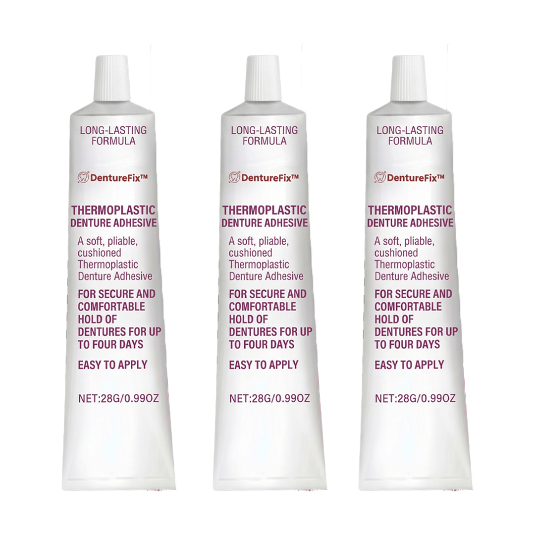 DentureFix™ Adhesive Gel and Denture Fixer | Secures 95% of dentures and prevents irritation, giving you a worry-free smile in just 7 days