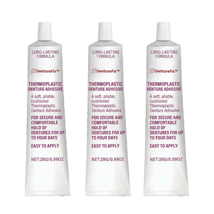 DentureFix™ Adhesive Gel and Denture Fixer | Secures 95% of dentures and prevents irritation, giving you a worry-free smile in just 7 days