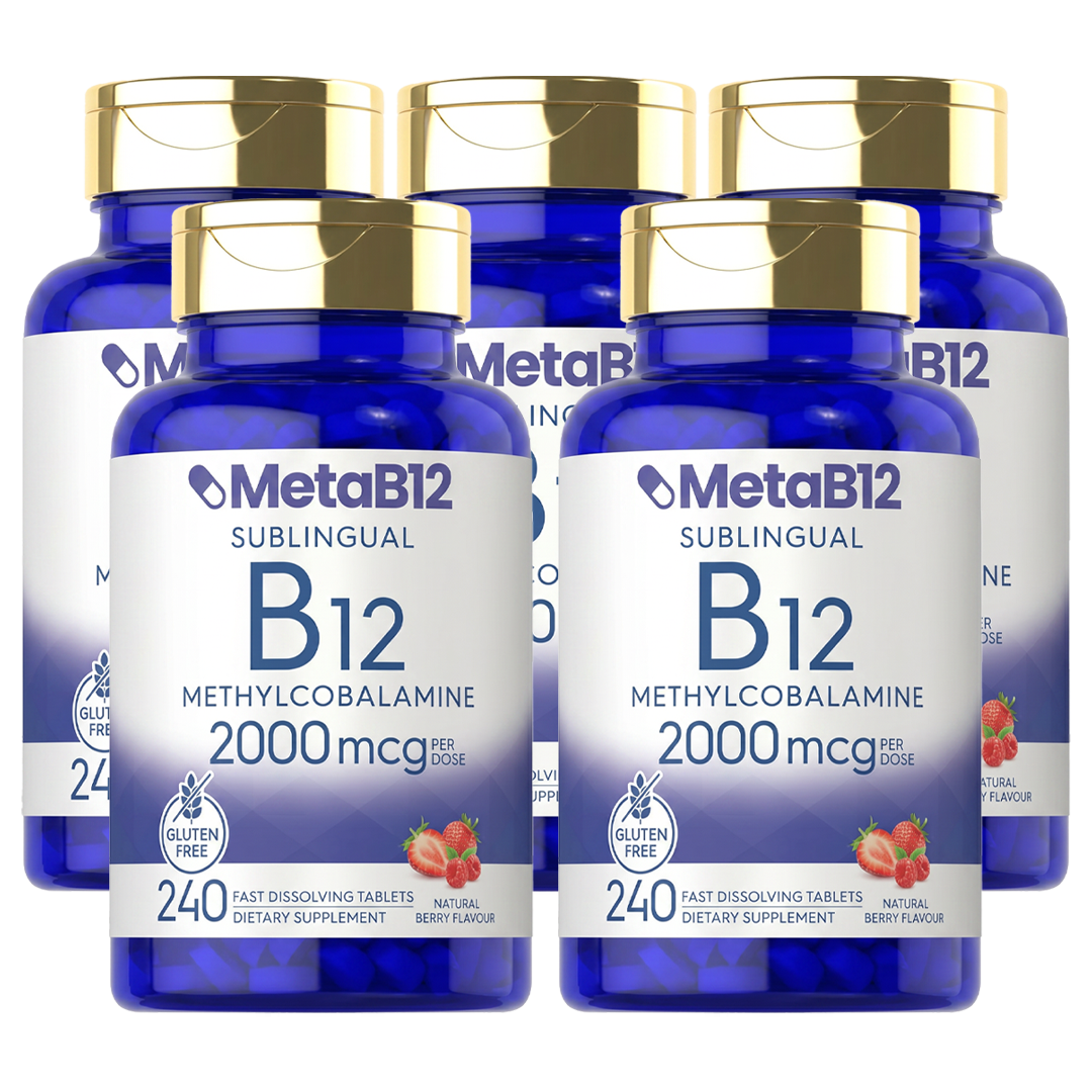 MetaB12 | The only B12 that completely bypasses your intestines — it melts under your tongue and enters your bloodstream directly.