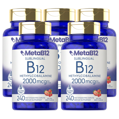 MetaB12 | The only B12 that completely bypasses your intestines — it melts under your tongue and enters your bloodstream directly.