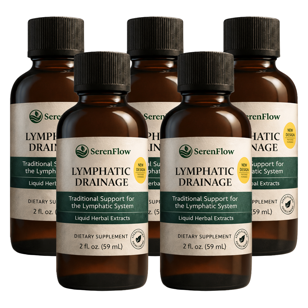 SerenFlow™ Detoxifying Drops – Natural relief from water retention in the face, abdomen, and legs