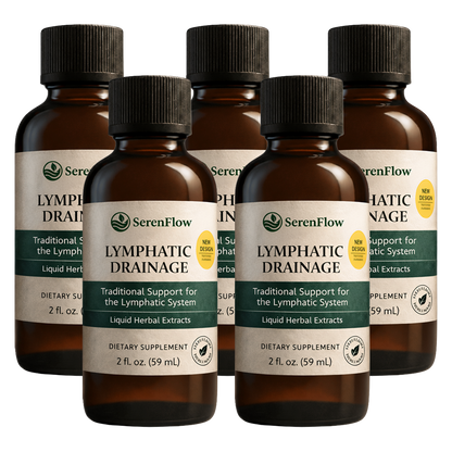 SerenFlow™ Detoxifying Drops – Natural relief from water retention in the face, abdomen, and legs
