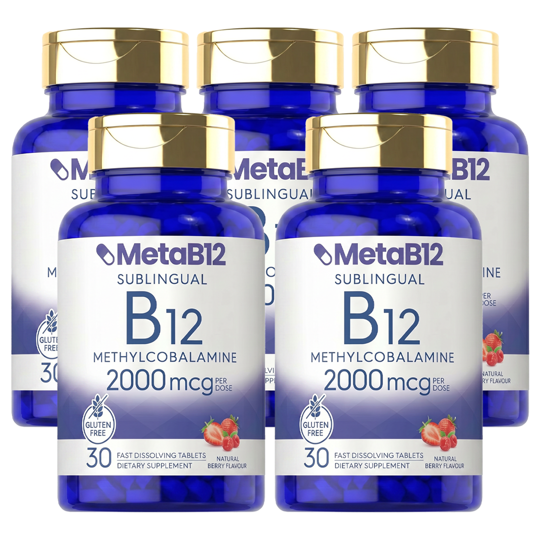 MetaB12 | The only B12 that completely bypasses your intestines — it melts under your tongue and enters your bloodstream directly.