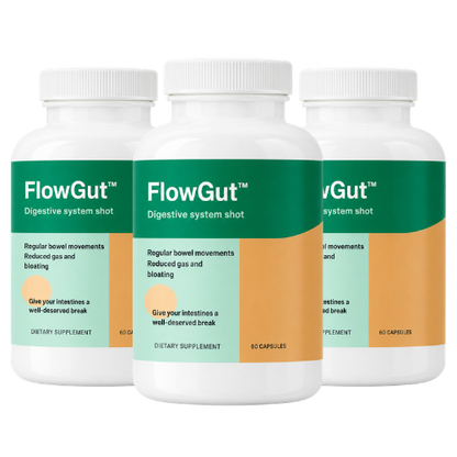 FlowGut™ Capsules | Beat the bloat and drop up to 4.5 kg in just 7 days!