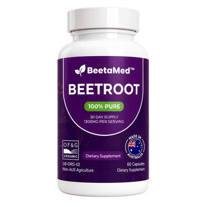 BeetaMed™ Beetroot Capsules | Support Healthy Circulation, Joint Comfort & Vitality