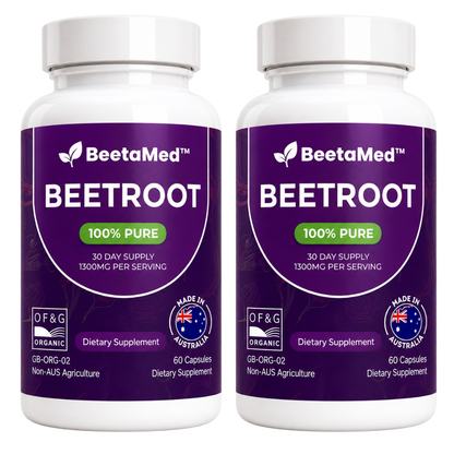 BeetaMed™ Beetroot Capsules | Support Healthy Circulation, Joint Comfort & Vitality