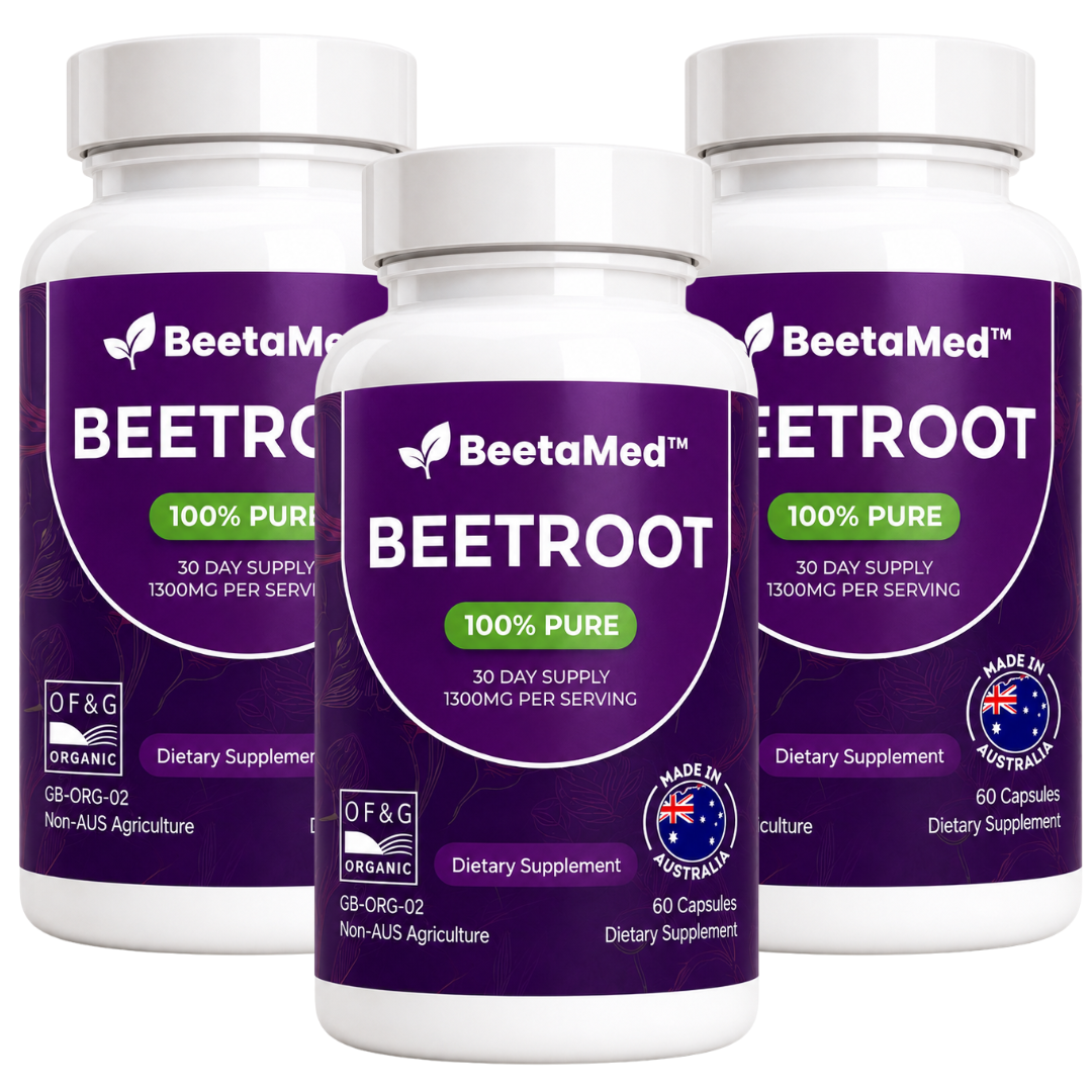 BeetaMed™ Beetroot Capsules | Support Healthy Circulation, Joint Comfort & Vitality