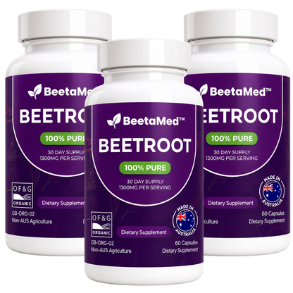 BeetaMed™ Beetroot Capsules | Support Healthy Circulation, Joint Comfort & Vitality