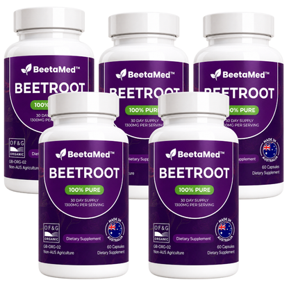 BeetaMed™ Beetroot Capsules | Support Healthy Circulation, Joint Comfort & Vitality
