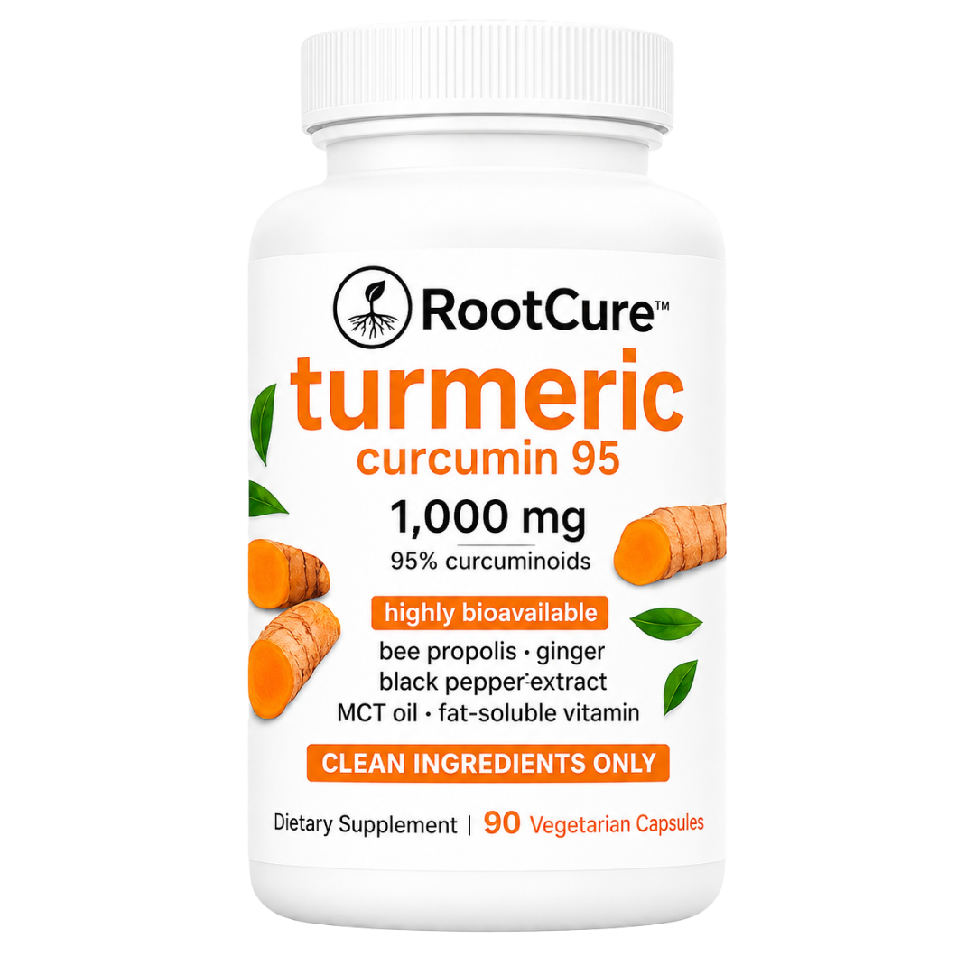 RootCure™ Turmeric Curcumin Capsules (1,000 mg)