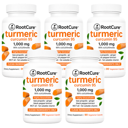 RootCure™ Turmeric Curcumin Capsules (1,000 mg)
