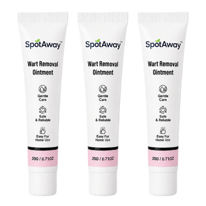 SpotAway™ Wart Cream | Smooth, wart-free skin, in just 4 days!